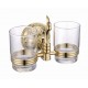 Gold Double Cup & Tumbler Holders