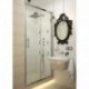 DEANTE Drzwi prysznicowe wnękowe 140 cm - przesuwne KTC_014P