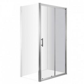 DEANTE Drzwi prysznicowe wnękowe 140 cm - przesuwne KTC_014P